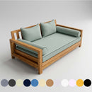STYLE 4 - Mattress & Pillow Bolster Cushion Cover and Insert for Outdoor Indoor Daybed Porch Swing Bed