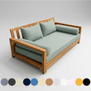 STYLE 4 - Mattress & Pillow Bolster Cushion Cover and Insert for Outdoor Indoor Daybed Porch Swing Bed