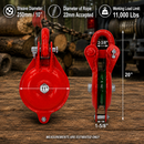 Cable Wire Shackle Pulley, Single Sheave Yarding Block for Wire Rope, Logging, Rigging, Winching, and Towing