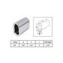 Marine Boat T316 Stainless Steel Wire Rope Oval Sleeves, Crimping Sleeves for Cable Railing, Rigging, Loop Ends, Boat, Dock, and Outdoor Use