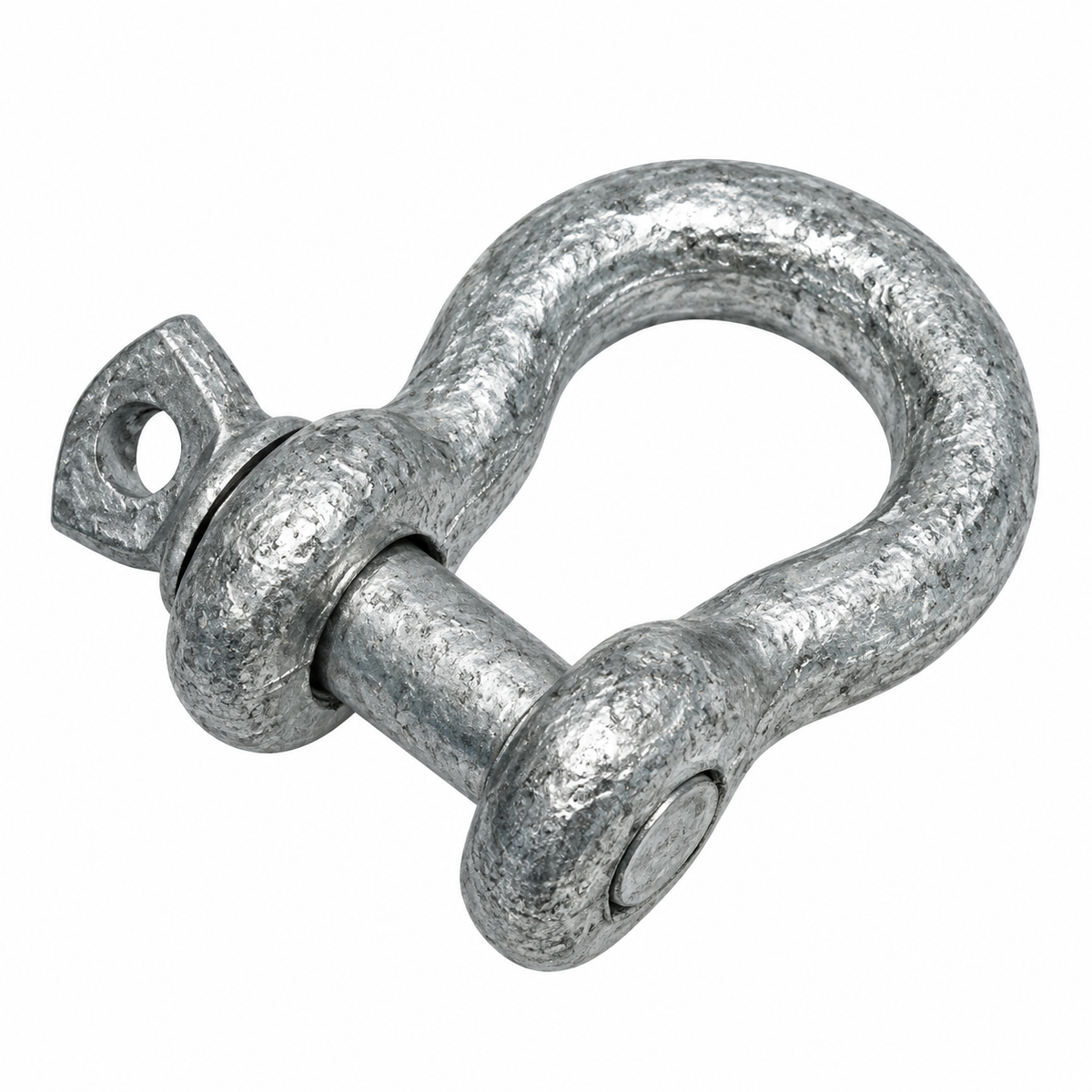 Galvanized Screw Pin Anchor Shackles , Heavy Duty Rigging Shackles for Chain, Rope, Cable, and Towing