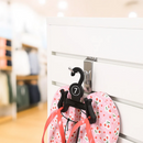 12"x 12"x54" Revolving Slatwall Floor Display Rotating 4 Sided Black Maple White