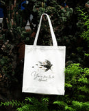 13-1/2"L x 15"H Reusable Canvas Grocery Bag Shopping Bird Tote Bag Cotton Bag
