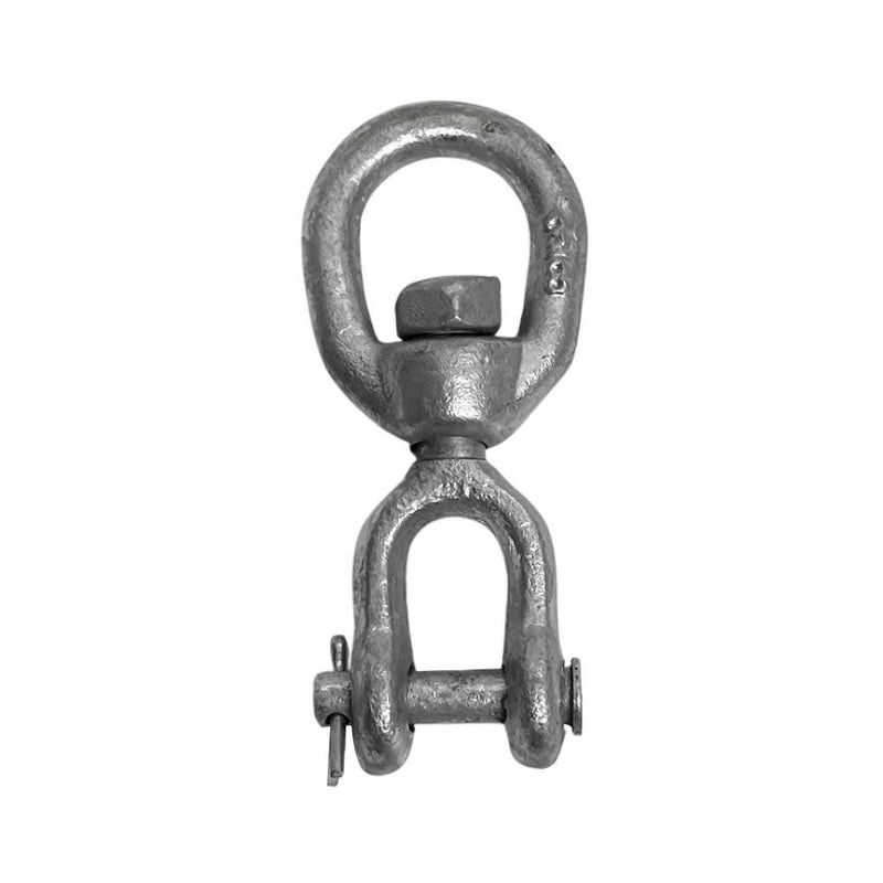 3/8" JAW EYE Swivel Marine Mooring Galvanized 2250 lbs