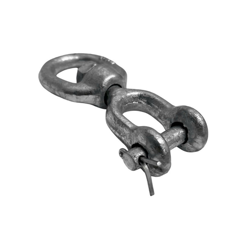 3/8" JAW EYE Swivel Marine Mooring Galvanized 2250 lbs