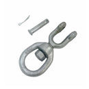 3/8" JAW EYE Swivel Marine Mooring Galvanized 2250 lbs