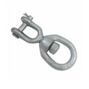 3/8" JAW EYE Swivel Marine Mooring Galvanized 2250 lbs