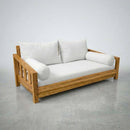 STYLE 2 Twin-XL Size Mattress Foam, Pillow & Bolster Cushion Polyester Fiberfill Inserts for Outdoor Indoor Daybed Porch Swing Bed | INSERT ONLY |