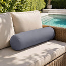 Large Size 26"x6" Outdoor Bolster Pillow Water Repellent Decorative Bolster Pillow Insert and Cover for Porch Swing Couch Sofa Cushion Patio Furniture