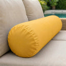 Large Size 26"x6" Outdoor Bolster Pillow Water Repellent Decorative Bolster Pillow Insert and Cover for Porch Swing Couch Sofa Cushion Patio Furniture