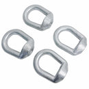 4 Pc Hot Dipped Galvanized 7/8" Thickness Eye Nut With 1"-8 Tap Size 9,000 Lbs WLL