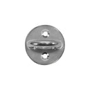 6 Pc Set Marine Boat Stainless Steel Round Pad Eye Plate, Deck Mount Tie Down Ring for Rigging and Outdoor Use