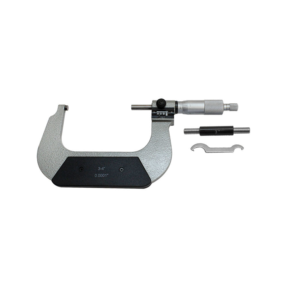 Outside Micrometer Ratchet Stop Hardened Spindle Precision Tool for Machinists