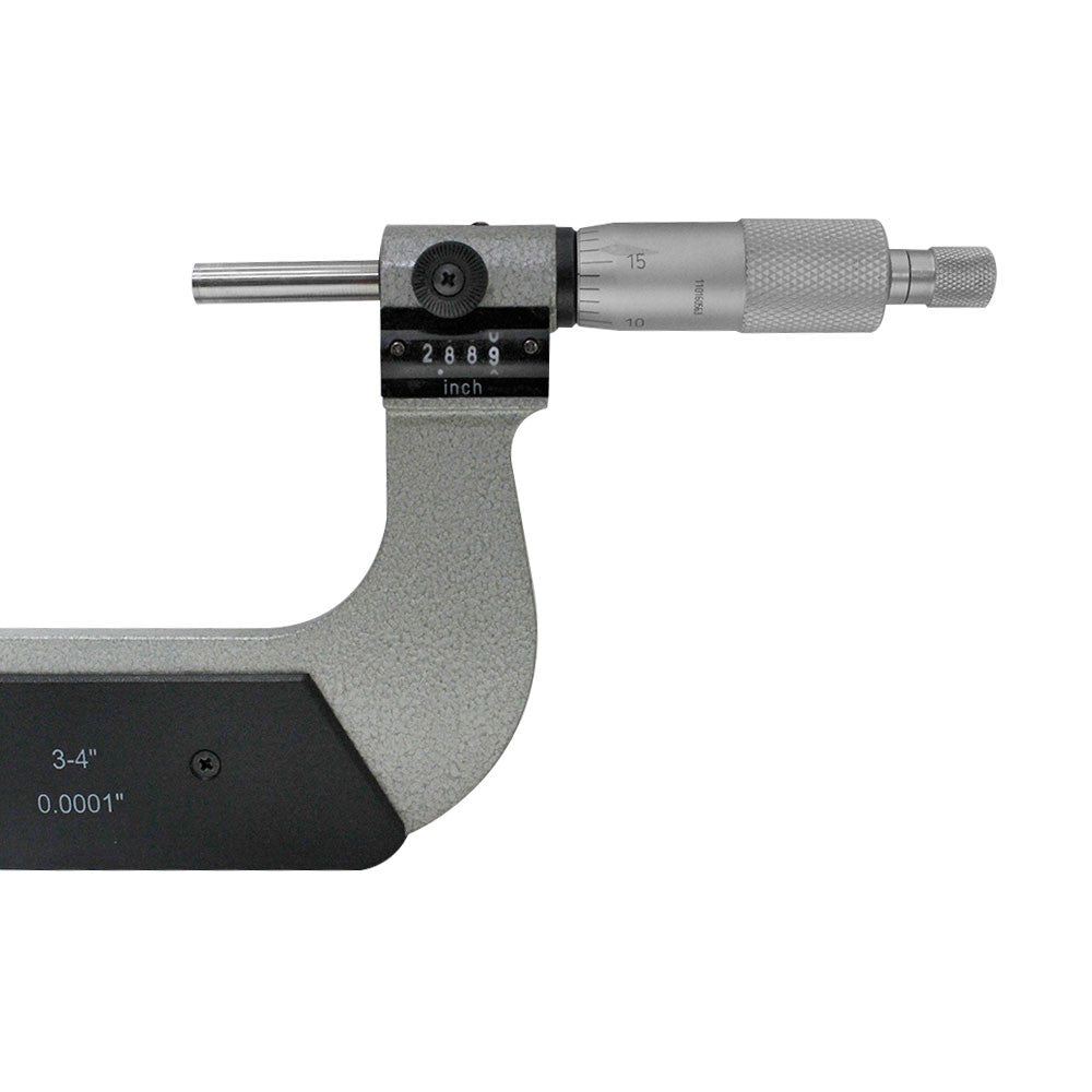 Outside Micrometer Ratchet Stop Hardened Spindle Precision Tool for Machinists