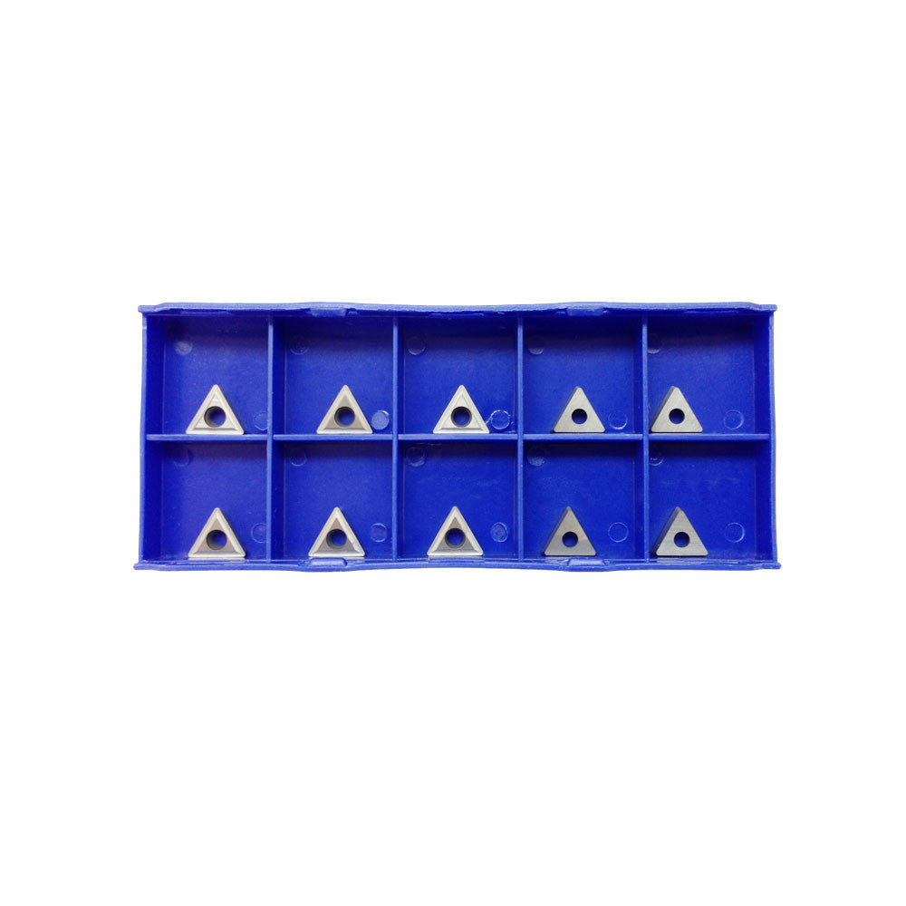 5 PC 1/4'' Indexable Carbide Insert Lathe Turning Tool Bit + 10 Pc Tips COMBO
