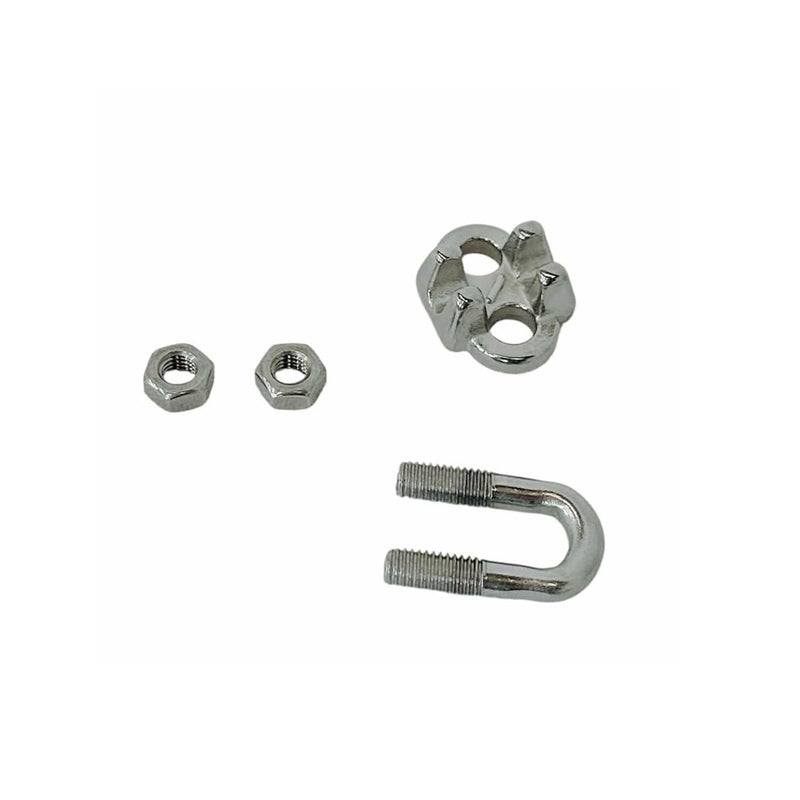 5 Pc 3/16" Marine Stainless Steel 316 Heavy Duty Wire Rope Clips Cable Clamp Rig Boat