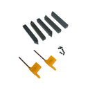 5 PC 1/2'' Indexable Carbide Insert Lathe Turning Tool Bit Set C6 Chipbreaker