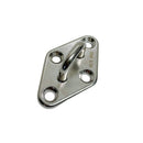 4 Pc Marine Boat Stainless Steel 5/16" Diamond Pad Eye Welded SS316 Eye Pad Lift