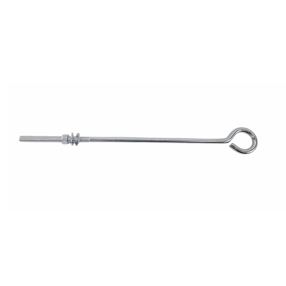 10 Pcs Marine T316 Stainless Steel 3/8'' x 12'' Turned Eye Bolt Nut 140 Lbs WLL
