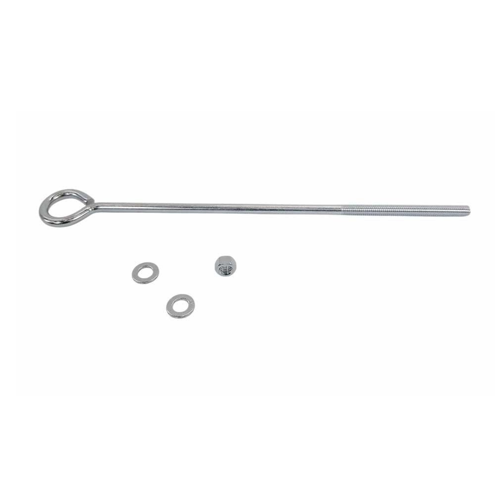 10 Pcs Marine T316 Stainless Steel 3/8'' x 12'' Turned Eye Bolt Nut 140 Lbs WLL
