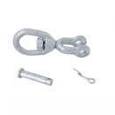 Marine Boat Mooring Hot Dipped Galvanized 5/16" Jaw Eye Swivel 1,250 Lbs WLL