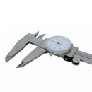 12" Stainless Steel Dial Caliper, 4 Way Shockproof Precision Measuring Tool, 0.001" Graduation Micrometer Gauge Ruler
