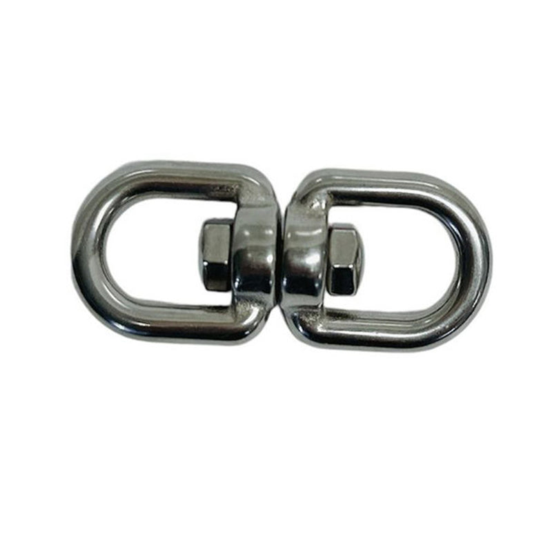 Stainless Steel 1/4" EYE EYE Swivel Marine Mooring SS-316 - 600 lbs