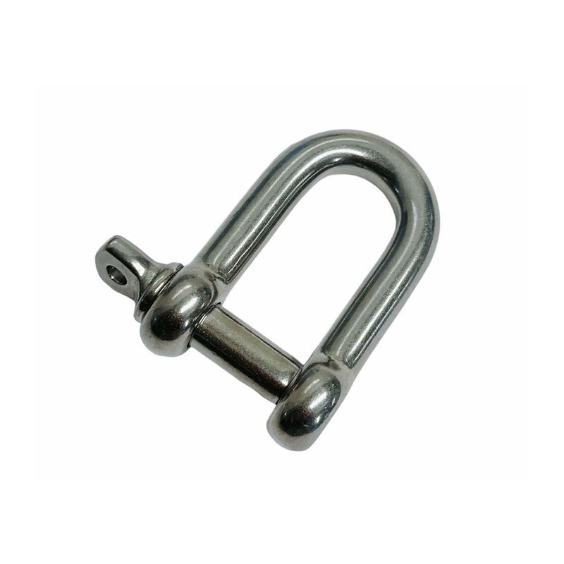 5 PCS 1/2" Chain D type Rigging Bow Shackle Anchor for Boat Stainless Steel Paracord