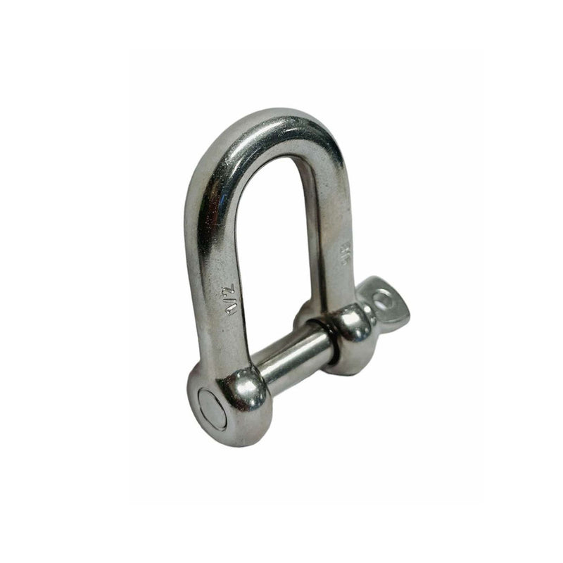 5 PCS 1/2" Chain D type Rigging Bow Shackle Anchor for Boat Stainless Steel Paracord