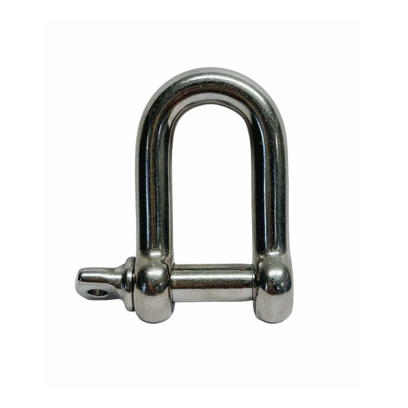 5 PCS 1/2" Chain D type Rigging Bow Shackle Anchor for Boat Stainless Steel Paracord