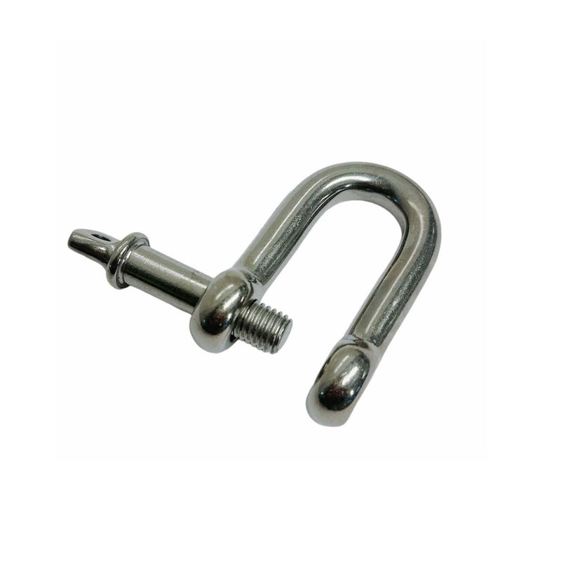 5 PCS 1/2" Chain D type Rigging Bow Shackle Anchor for Boat Stainless Steel Paracord