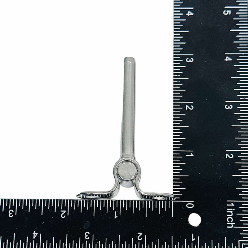 5 PC 3/16" Stainless Steel Deck Toggle Swage Stud Marine Turnbuckle Cable Rail