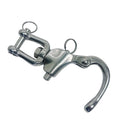 5'' SWIVEL JAW Snap Shackle  SS316 Stainless Steel Shackle Forged Boat Anchor
