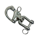 5'' SWIVEL JAW Snap Shackle  SS316 Stainless Steel Shackle Forged Boat Anchor