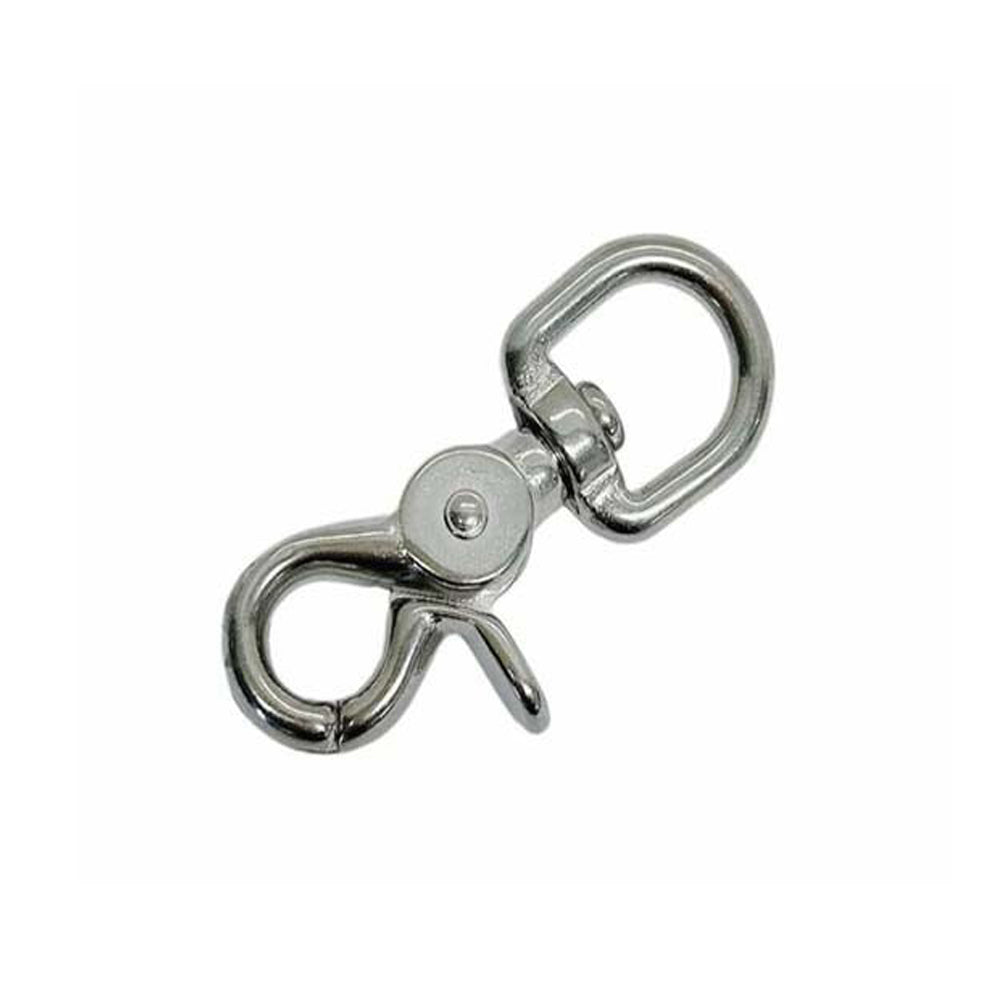5/8" Stainless Steel 316 Marine Swivel Eye Trigger Snap Hook Boating