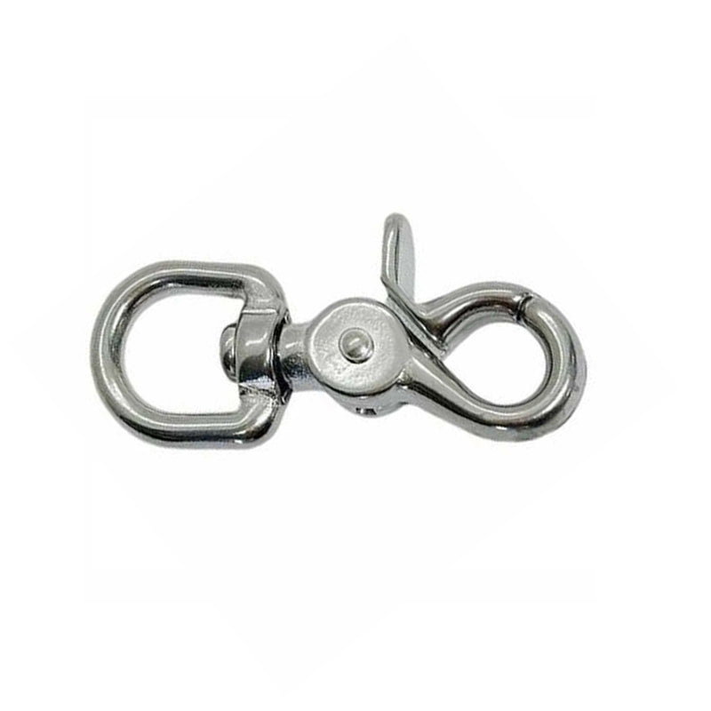 5/8" Stainless Steel 316 Marine Swivel Eye Trigger Snap Hook Boating