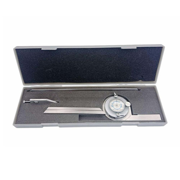 Universal Bevel Dial Protractor 6" 12" Blade 0-360 Degree GRAD Stainless Steel