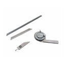 Universal Bevel Dial Protractor 6" 12" Blade 0-360 Degree GRAD Stainless Steel