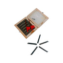 5 PC 1/4'' Shank Indexable Carbide Insert Lathe Turning Tool Bit Set