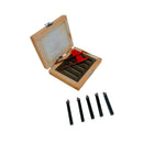 5 PC 1/4'' Shank Indexable Carbide Insert Lathe Turning Tool Bit Set