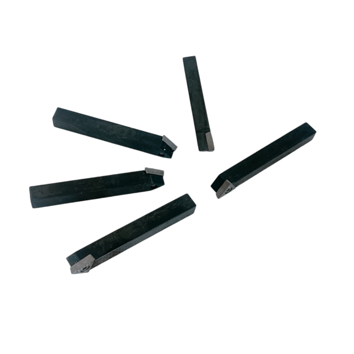 5 PC 1/4'' Shank Indexable Carbide Insert Lathe Turning Tool Bit Set