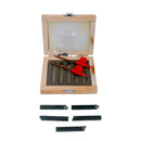 5 PC 3/8'' Shank Indexable Carbide Insert Lathe Turning Tool Bit Set