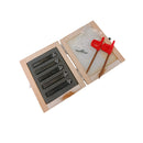 5 PC 3/8'' Shank Indexable Carbide Insert Lathe Turning Tool Bit Set