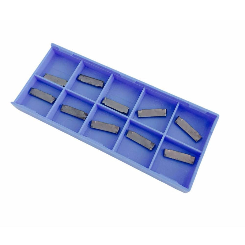 10 PCS MGMN200G 2mm Width Carbide Inserts For Grooving and Cut-Off