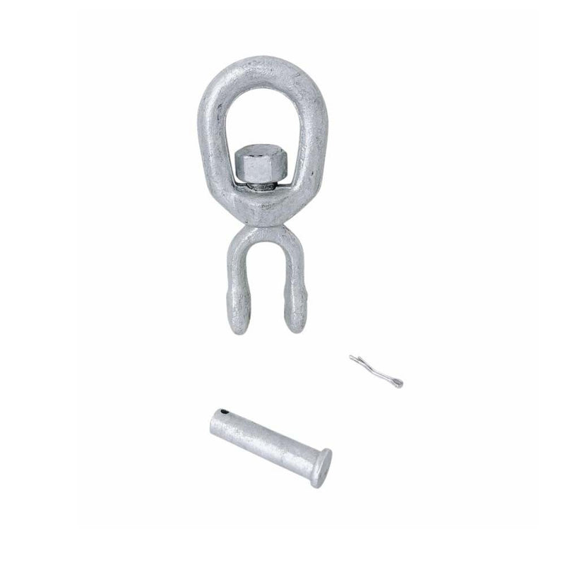 Marine Boat Mooring Hot Dipped Galvanized 5/8" Jaw Eye Swivel 5,200 Lbs WLL