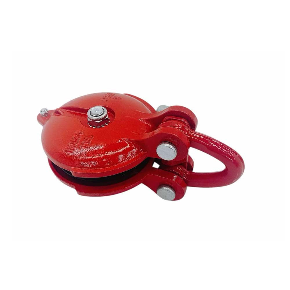 4.5 Ton Bail Snatch Block Hoist Rigging Shackle 5" Pulley