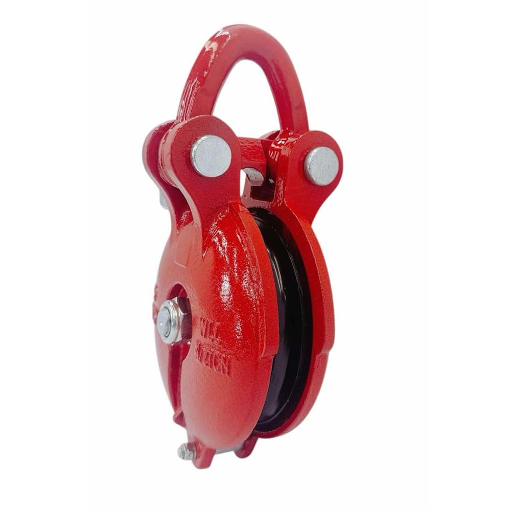 4.5 Ton Bail Snatch Block Hoist Rigging Shackle 5" Pulley