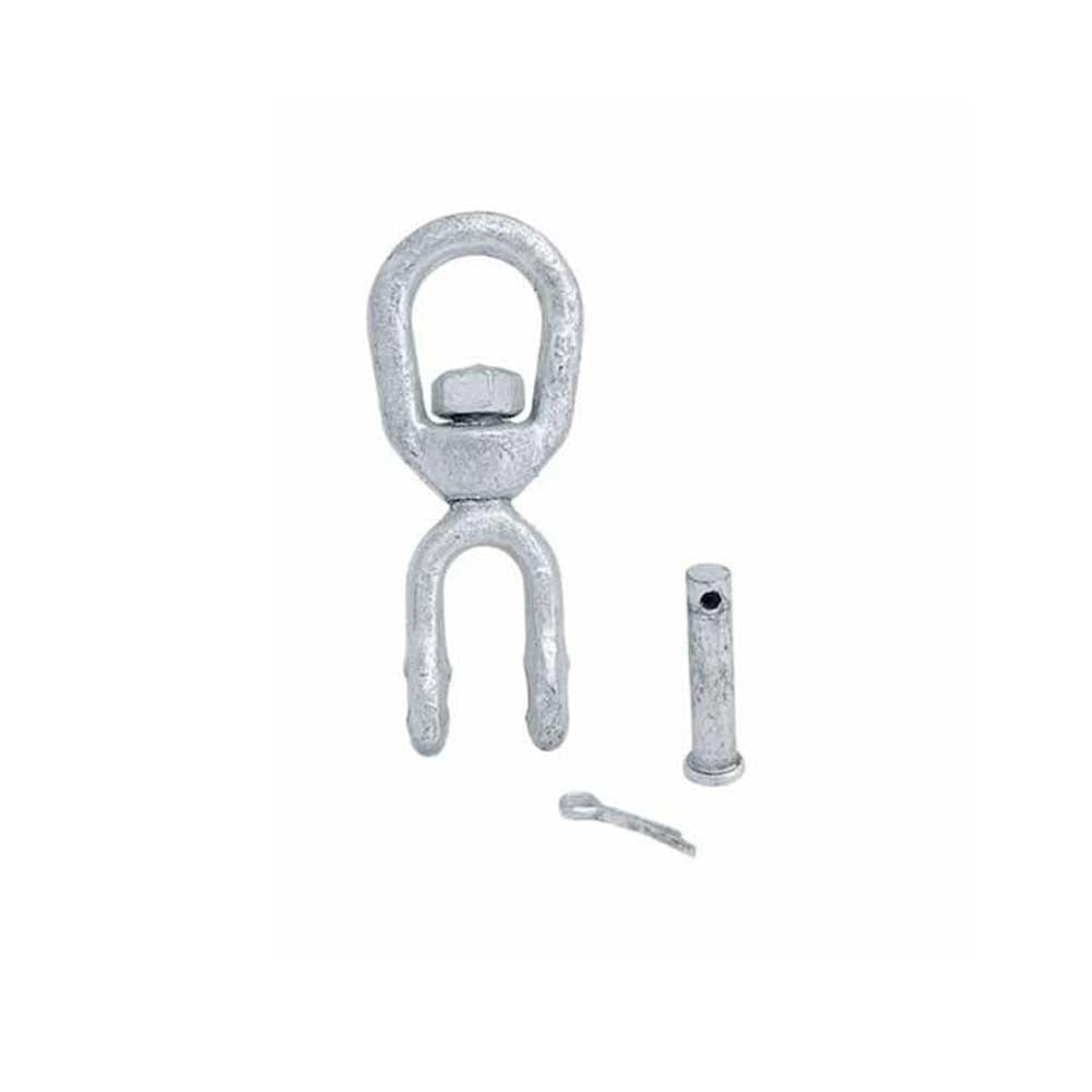 4 Pc Marine Boat Mooring Hot Dipped Galvanized 5/16" Jaw Eye Swivel 1250 Lbs WLL