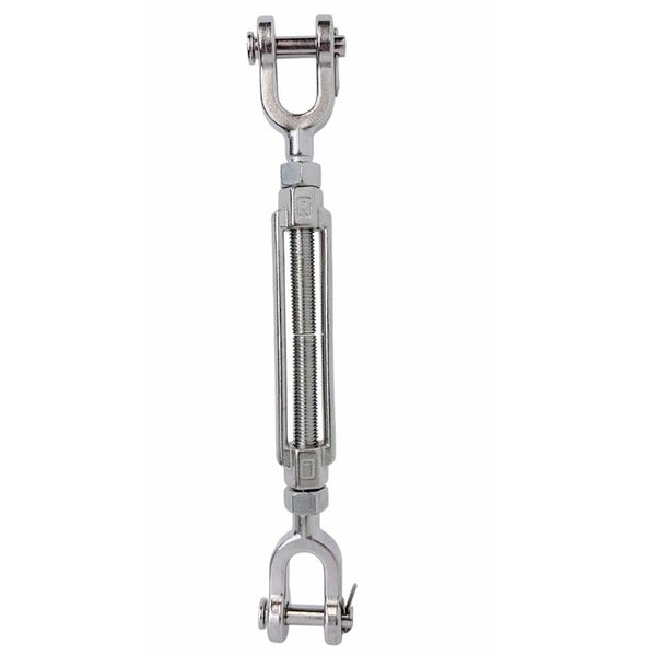 T316 Stainless Steel Marine 3/4" x 6" Jaw Jaw Turnbuckle Pulley 5,200 Lbs WLL