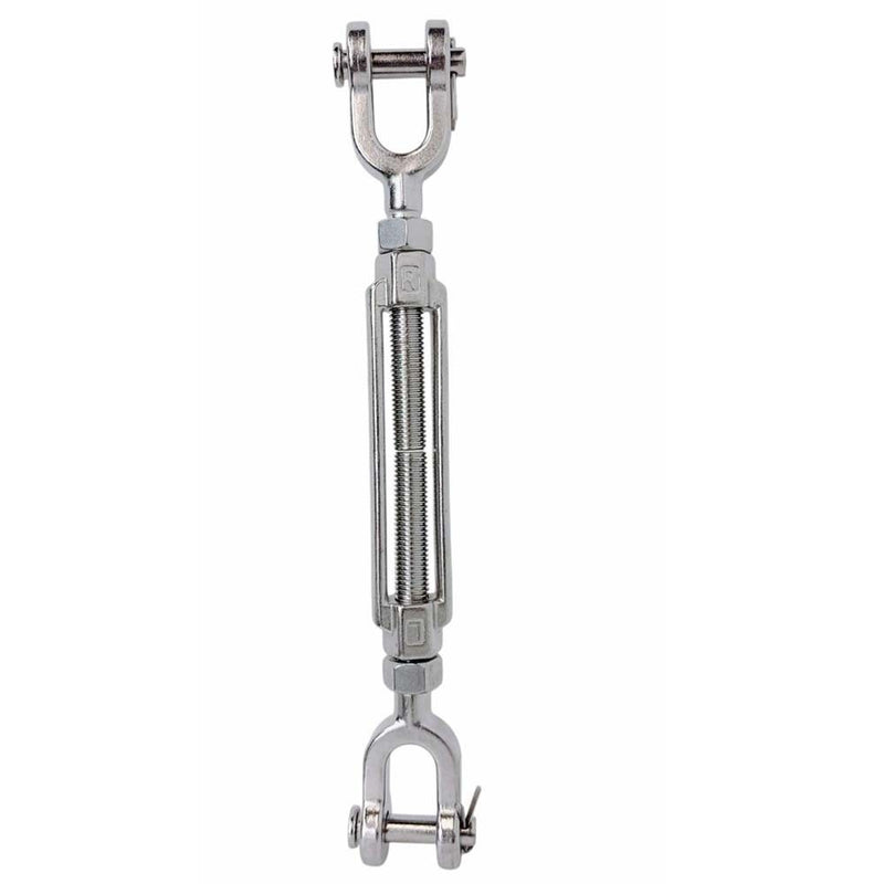 T316 Stainless Steel Marine 3/4" x 6" Jaw Jaw Turnbuckle Pulley 5,200 Lbs WLL